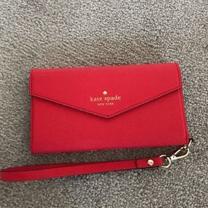 KATE SPADE iPhone 7/8 wallet wristlet case
